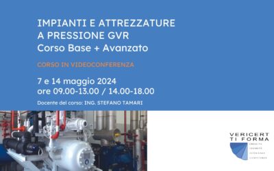 Impianti e attrezzature a pressione GVR