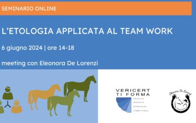 Seminario online: L’etologia applicata al team work
