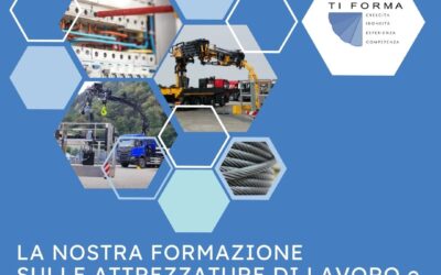 La nostra formazione su attrezzature di lavoro e in ambito sicurezza