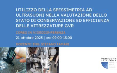 Utilizzo della spessimetria a ultrasuoni nella valutazione dello stato di conservazione ed efficienza delle attrezzature GVR