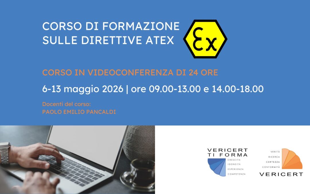 Corso di formazione sulle direttive ATEX